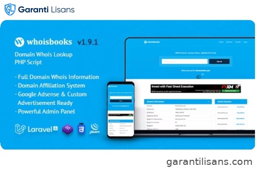 WhoisBooks | Domain Whois Lookup PHP Script
