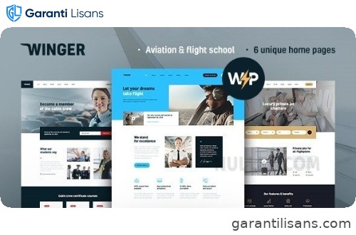 Winger – Aviation & Flight School WordPress Theme