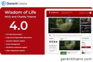 Wisdom Of Life: NGO and Charity Theme