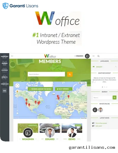 Woffice – Intranet/Extranet WordPress Theme