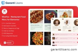 WooFoo – Restaurant Food Menu for Elementor