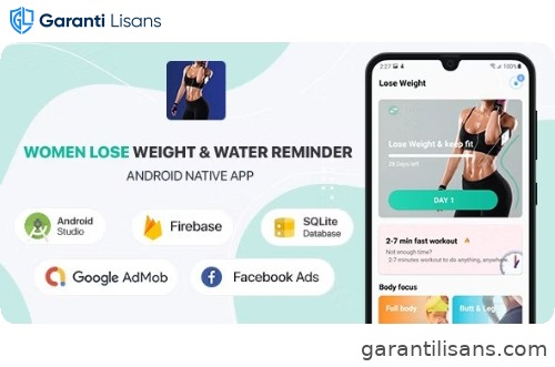 Women Lose Weight & Water Reminder – Android (Kotlin)