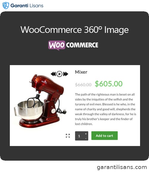WooCommerce 360 Image