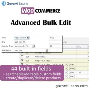 WooCommerce Advanced Bulk Edit