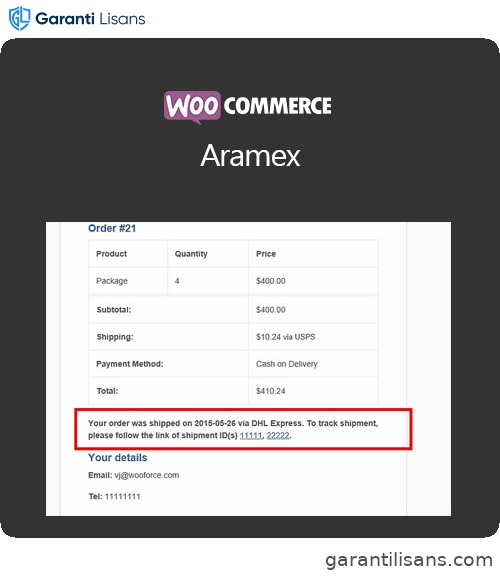 WooCommerce Aramex
