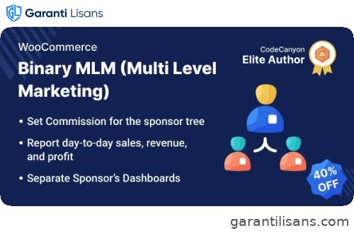 WooCommerce Binary Multi Level Marketing [MLM]