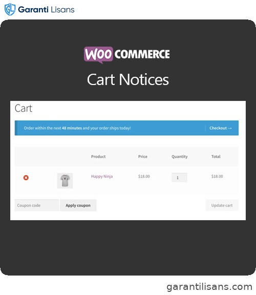 WooCommerce Cart Notices