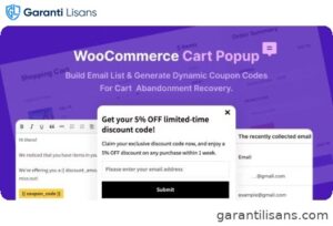 WooCommerce Cart Popup – For Cart Abandonment Recovery