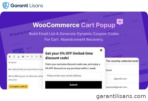 WooCommerce Cart Popup – For Cart Abandonment Recovery