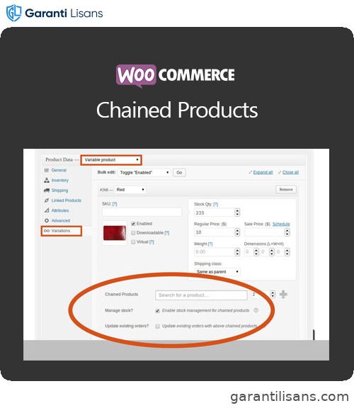 WooCommerce Chained Products