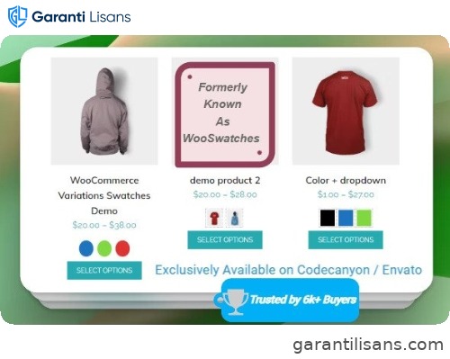 WooCommerce Color or Image Variation Swatches