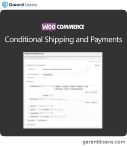 WooCommerce Conditional Shipping and Payments