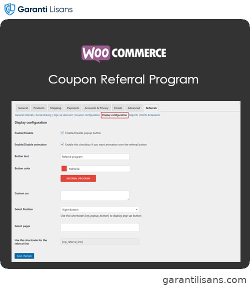 WooCommerce Coupon Referral Program