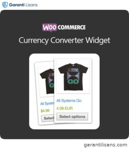 WooCommerce Currency Converter Widget