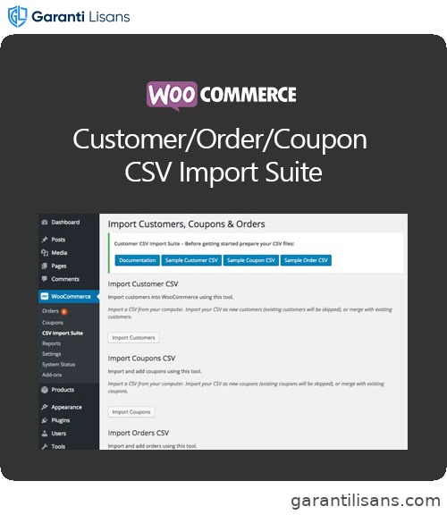 WooCommerce Customer/Order/Coupon CSV Import Suite