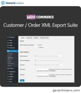 WooCommerce Customer/Order XML Export Suite