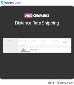 WooCommerce Distance Rate Shipping