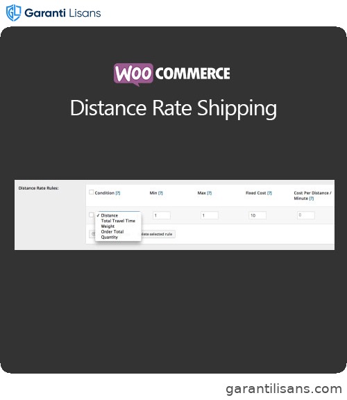 WooCommerce Distance Rate Shipping