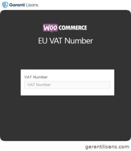 WooCommerce EU VAT Number