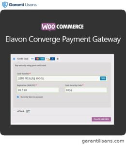 WooCommerce Elavon Converge Payment Gateway