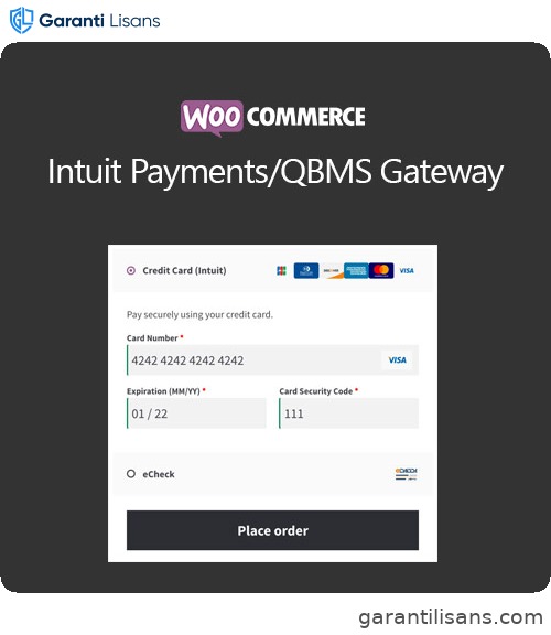 WooCommerce Intuit Payments/QBMS Gateway