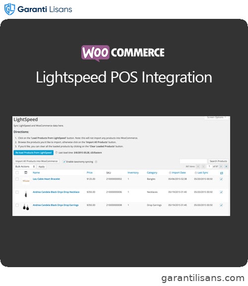 WooCommerce Lightspeed POS Integration