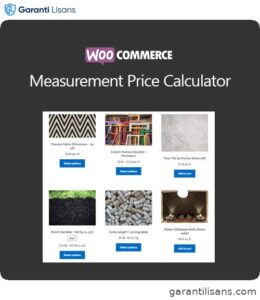 WooCommerce Measurement Price Calculator