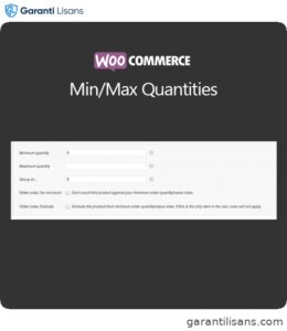 WooCommerce Min/Max Quantities