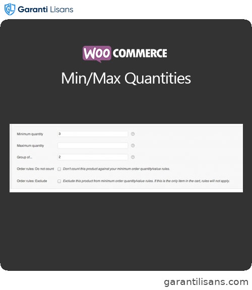 WooCommerce Min/Max Quantities
