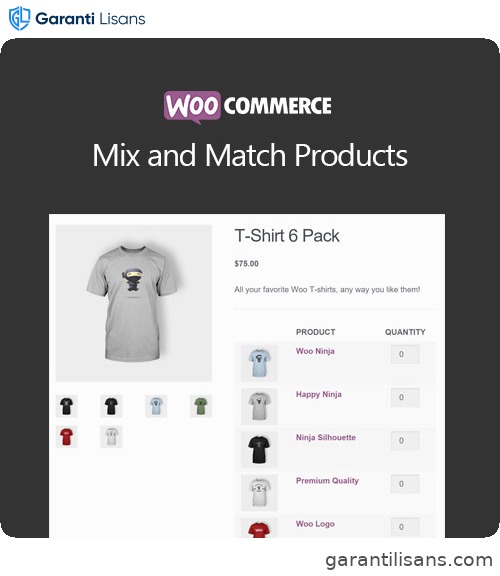 WooCommerce Mix and Match Products