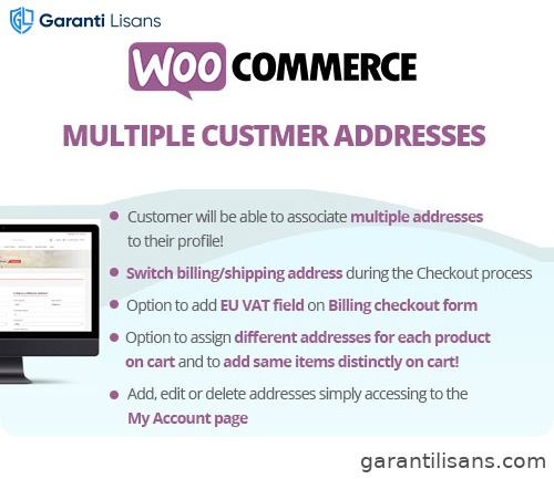 WooCommerce Multiple Customer Addresses