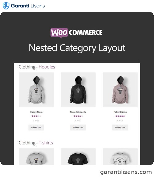 WooCommerce Nested Category Layout