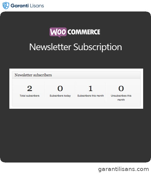 WooCommerce Newsletter Subscription