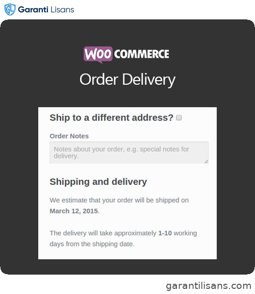 WooCommerce Order Delivery