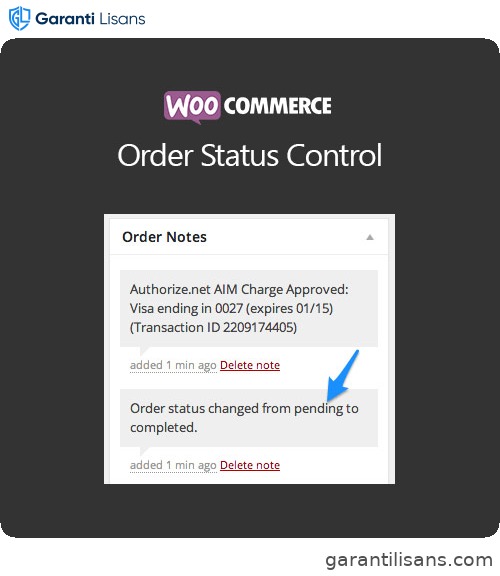 WooCommerce Order Status Control