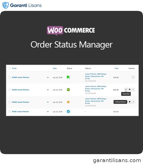 WooCommerce Order Status Manager