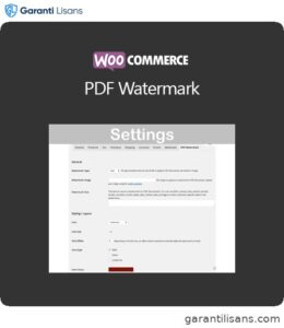 WooCommerce PDF Watermark
