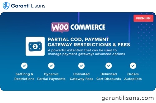WooCommerce Partial COD – Payment Gateway Restrictions & Fees