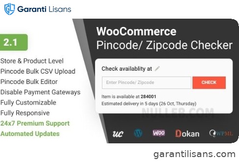 WooCommerce Pincode/ Zipcode Checker