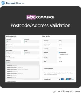 WooCommerce Postcode/Address Validation
