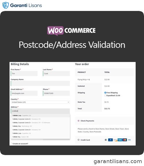 WooCommerce Postcode/Address Validation