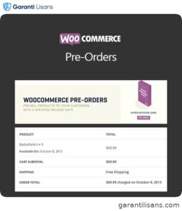 WooCommerce Pre-Orders