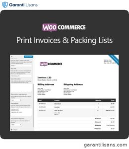 WooCommerce Print Invoices & Packing Lists