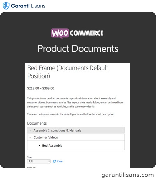 WooCommerce Product Documents