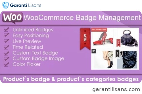 WooCommerce Products Badge Management