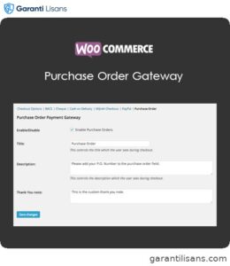 WooCommerce Purchase Order Gateway