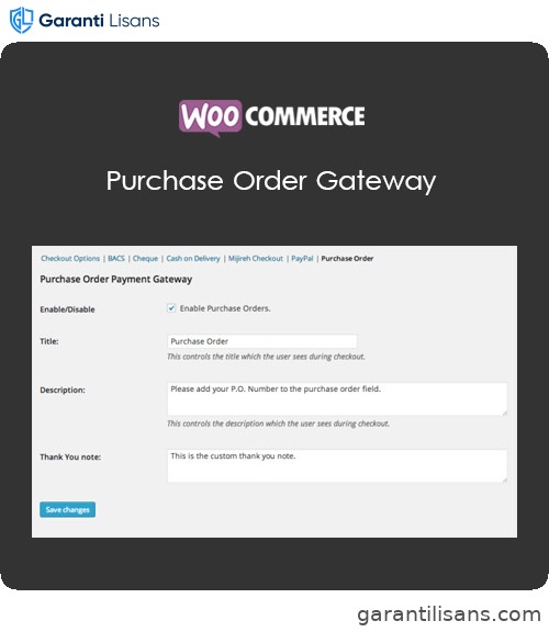 WooCommerce Purchase Order Gateway