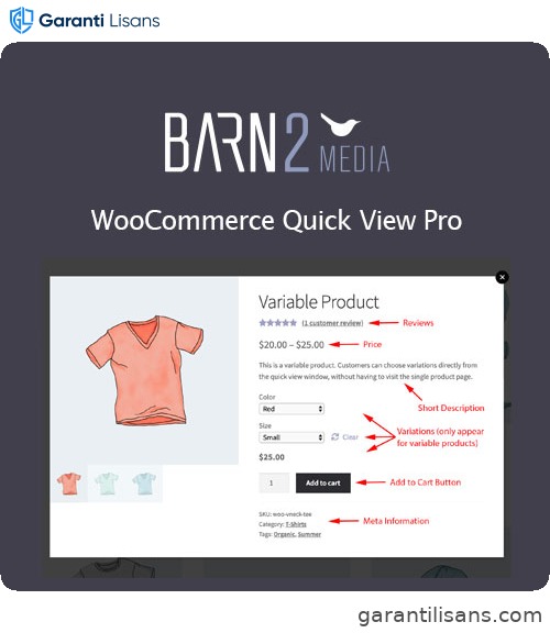 WooCommerce Quick View Pro By Barn2