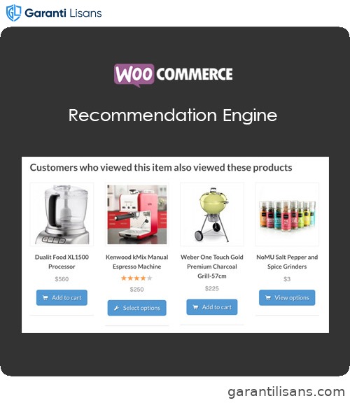 WooCommerce Recommendation Engine