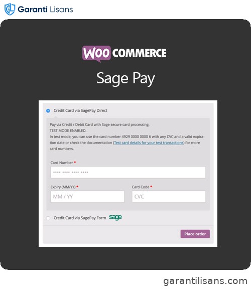 WooCommerce SagePay Form / SagePay Direct